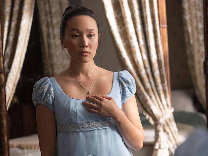 A dark and moody portrait of Simon Basset, the Duke of Hastings