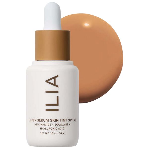 Ilia Super Serum Skin Tint bottle.
