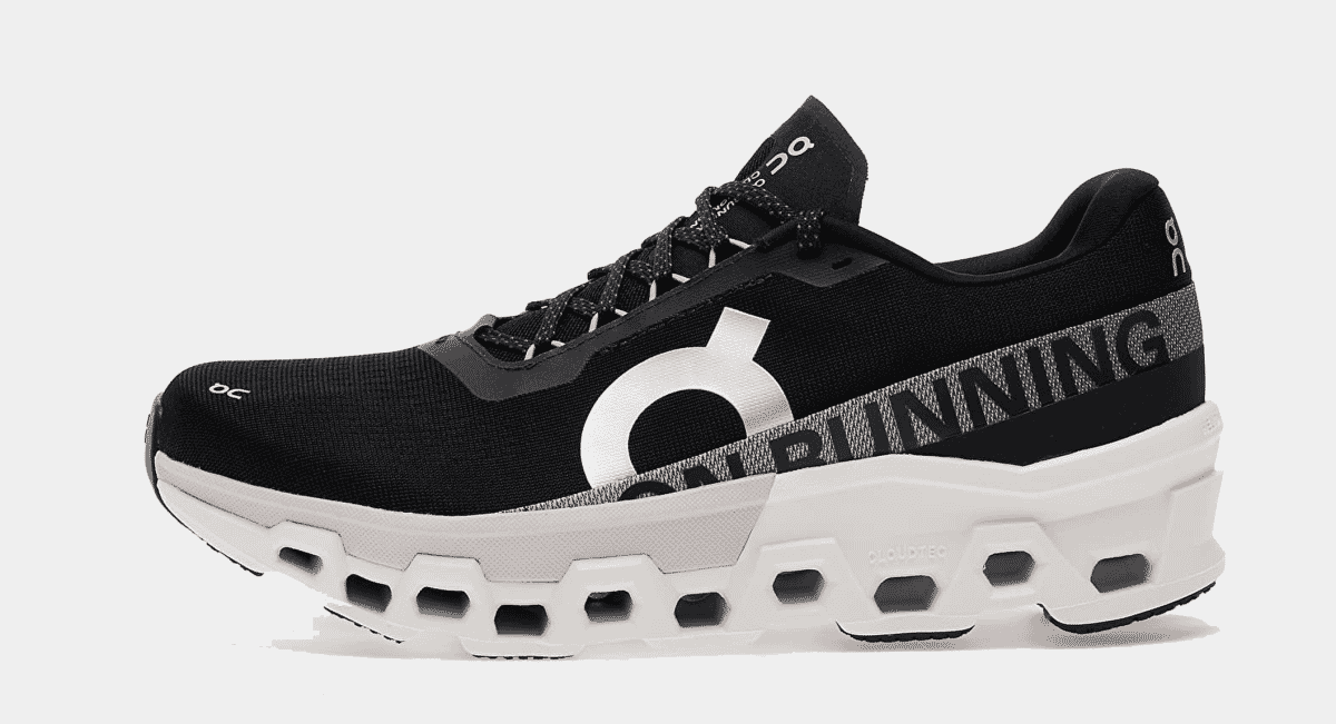On Running sneaker with distinctive CloudTec hollow pods in the sole.
