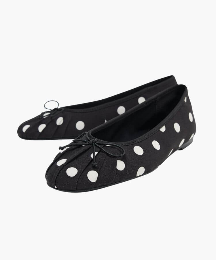 Polka-Dot Flats from Zara.