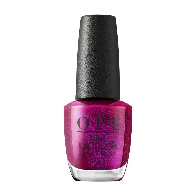 OPI Berry and Bright nail polish bottle.