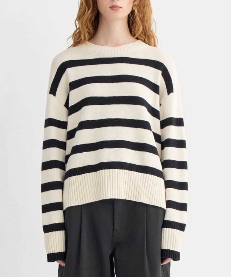 Catalog image of The Boxy Sweater in Everyday Cotton by Everlane.