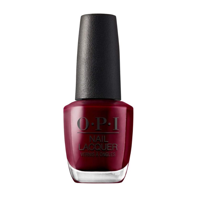 OPI Malaga Wine nail polish bottle.