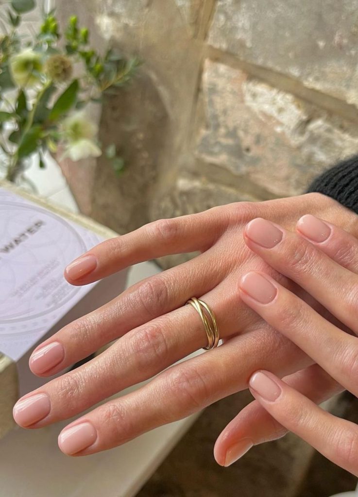 Cherry red manicure by Paintedbyjools.