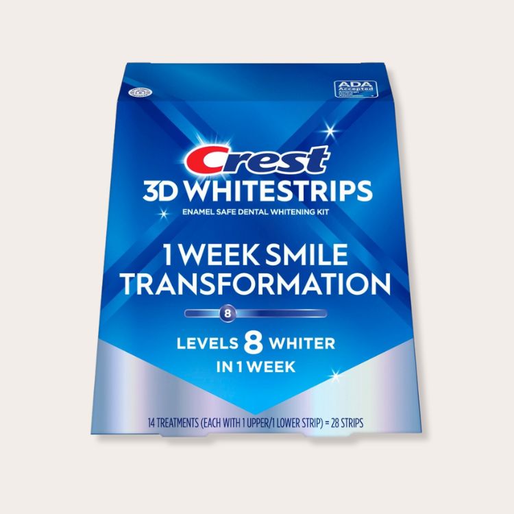 Crest 3D Whitestrips box.