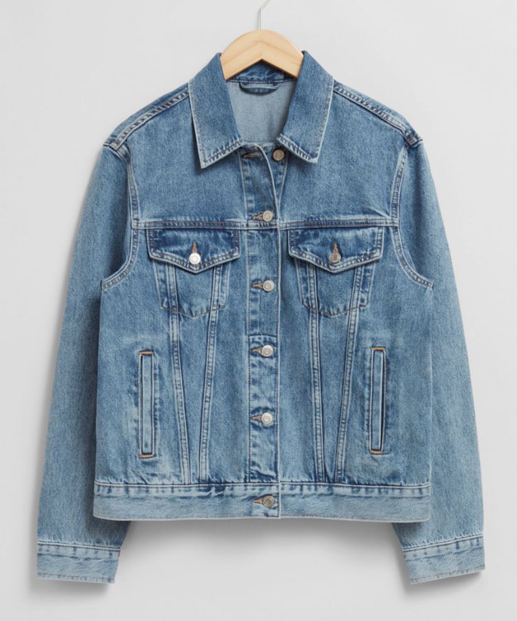 Oversized blue denim jacket by & Other Stories.