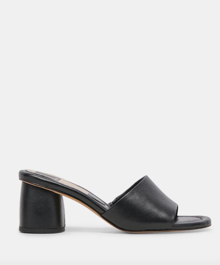 Elegant black strappy dress heels by Dolce Vita.