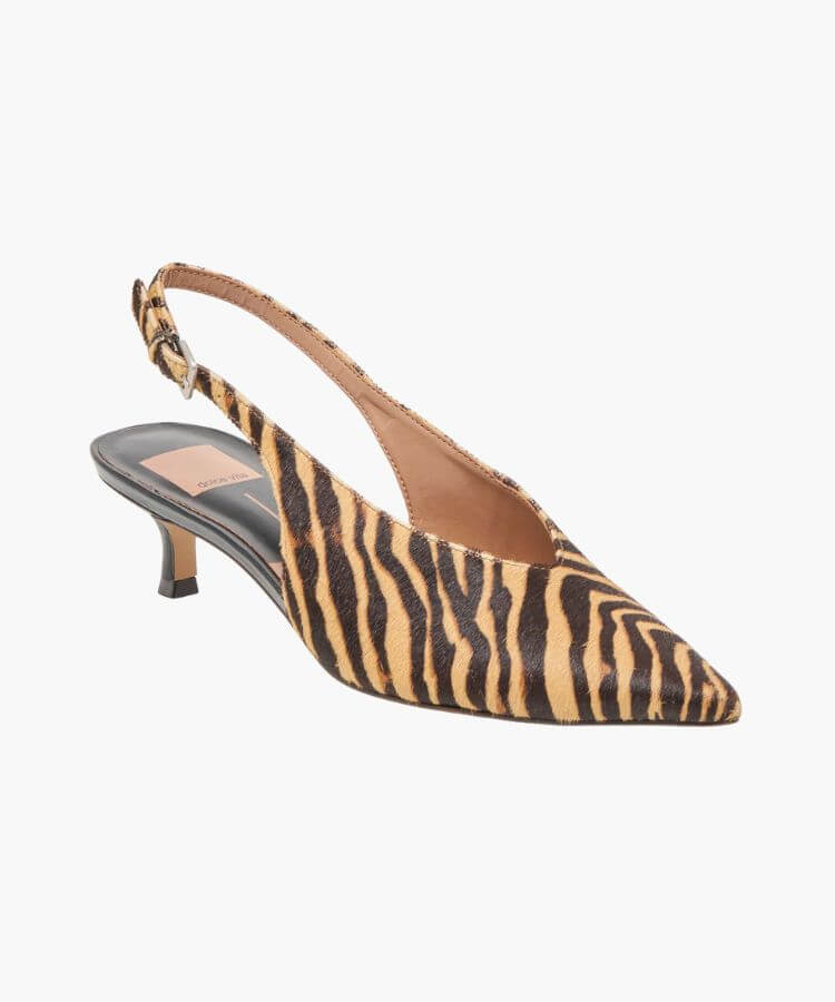 Tiger-Print Kitten Heels from Dolce Vita.