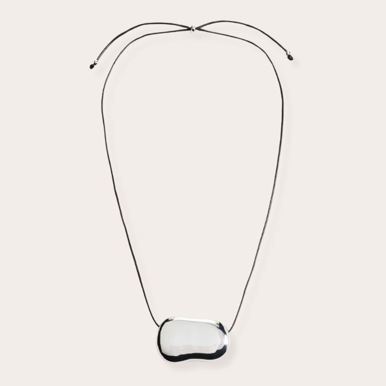 Heaven Mayhem Julia silver necklace with chunky links.