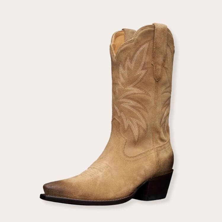 Tecovas Sadie Boots in a classic leather finish.