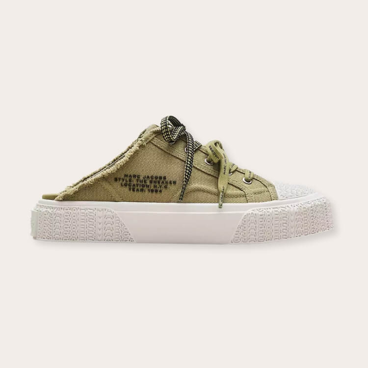 Marc Jacobs Sneaker Mules with signature branding.