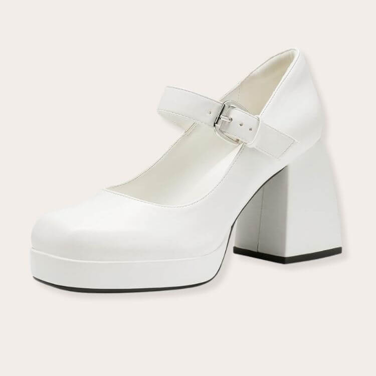 Platform Mary Jane pumps