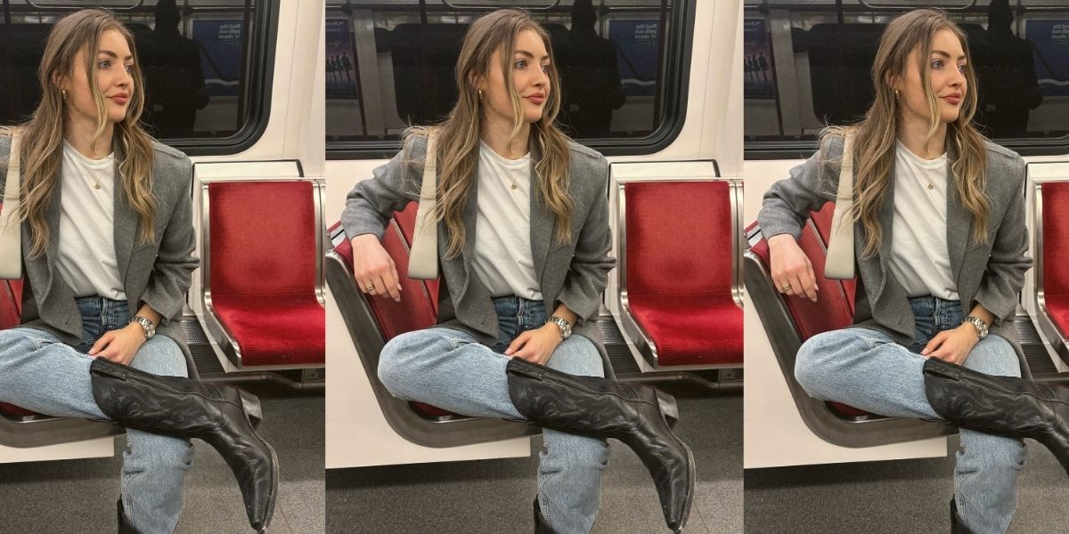 Opening title card for a fashion blog about cowboy boots.