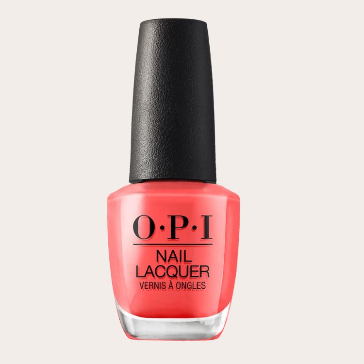 OPI nail polish bottle in the shade Live Love Carnaval