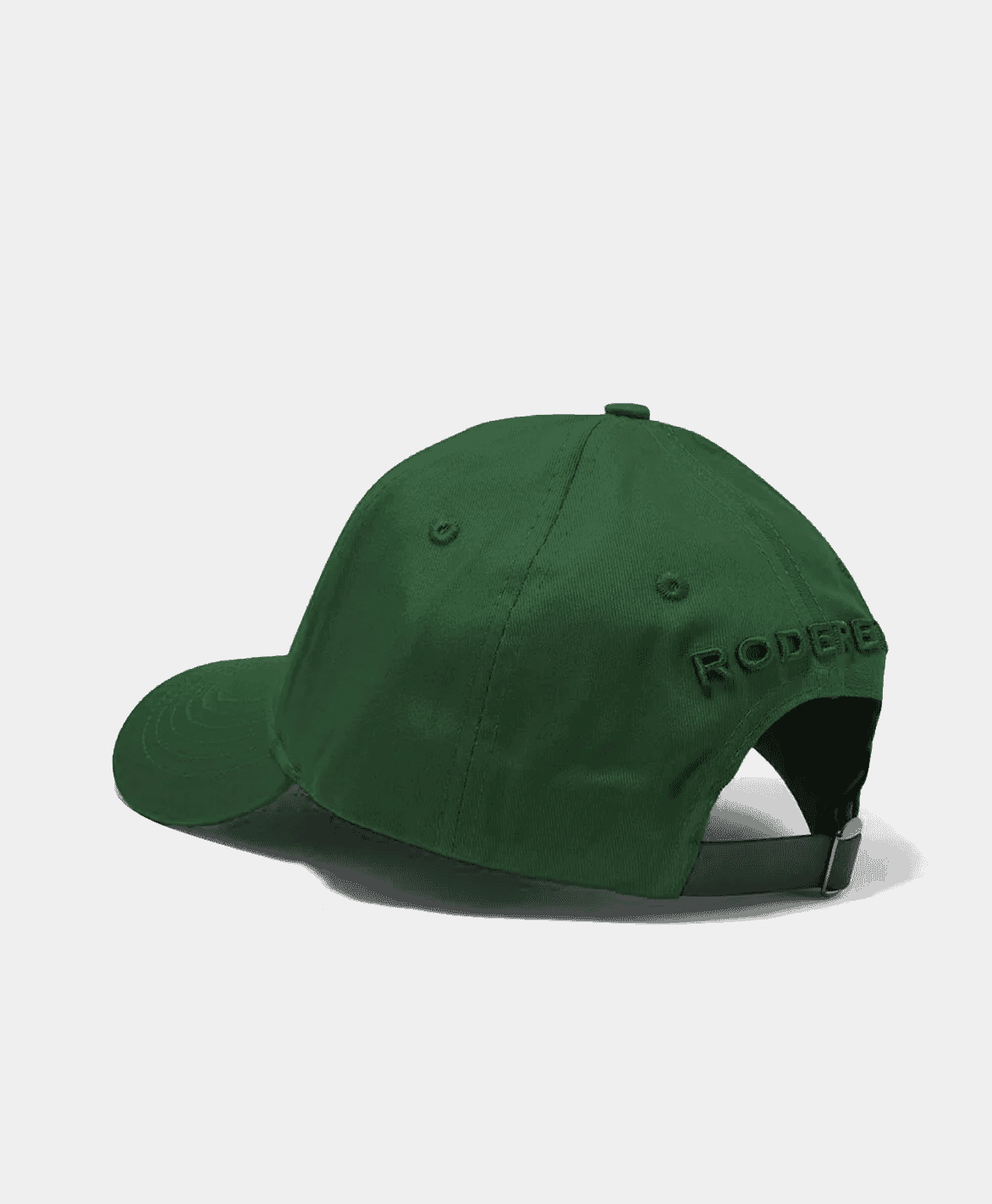 Dark green cap with 3D 'RODEE' logo on the back.