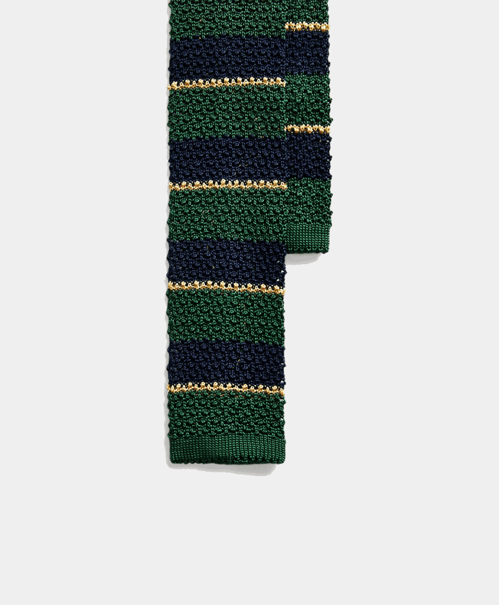 Polo Ralph Lauren knit tie with horizontal texture