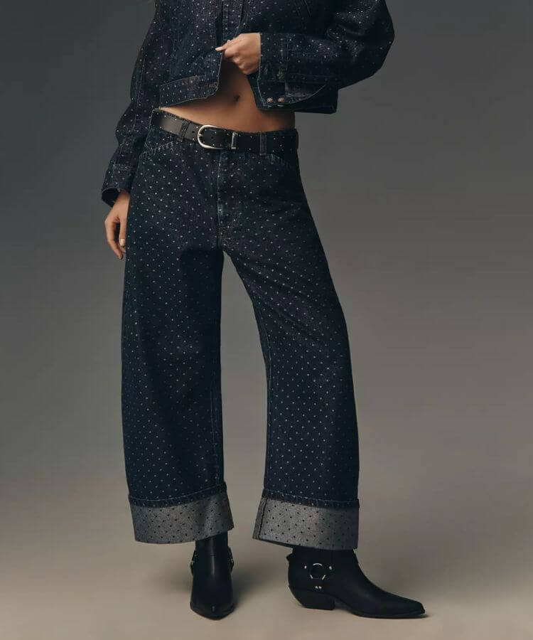 High-Rise Barrel Jeans from Anthropologie.