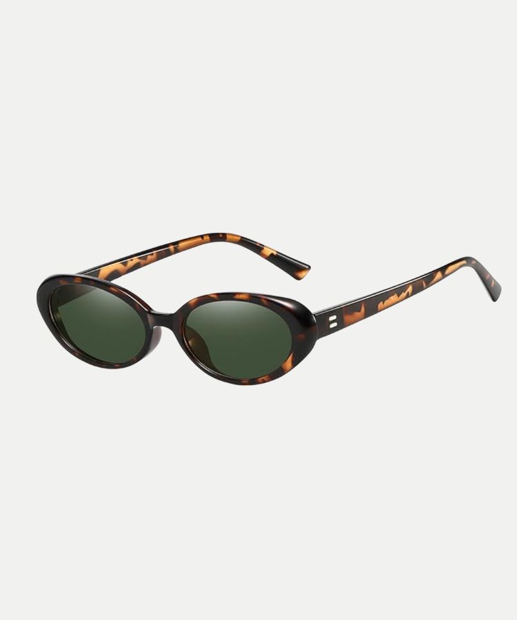 Small rectangular '90s style sunglasses from Amazon.