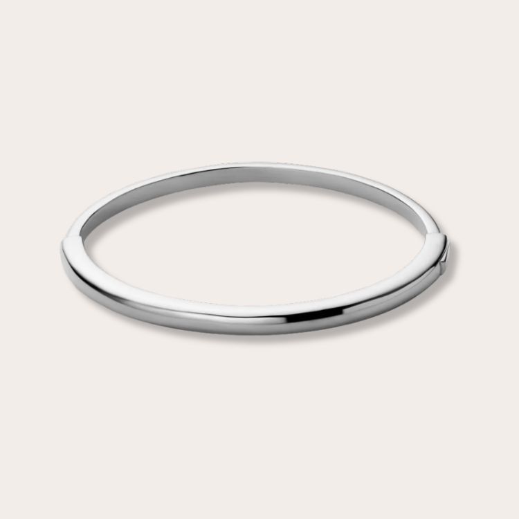 Ana Luisa Brynley silver bracelet detail.