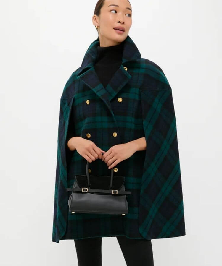 Tuckernuck checkered cape