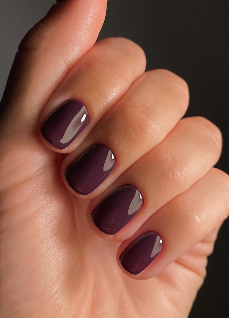 Clean, minimalist milky white nails with a sheer finish.