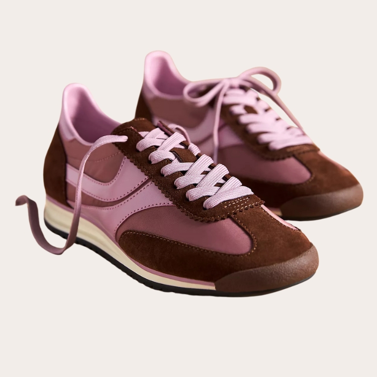 Jeffrey Campbell Track Star sneakers with a sporty, vibrant design.