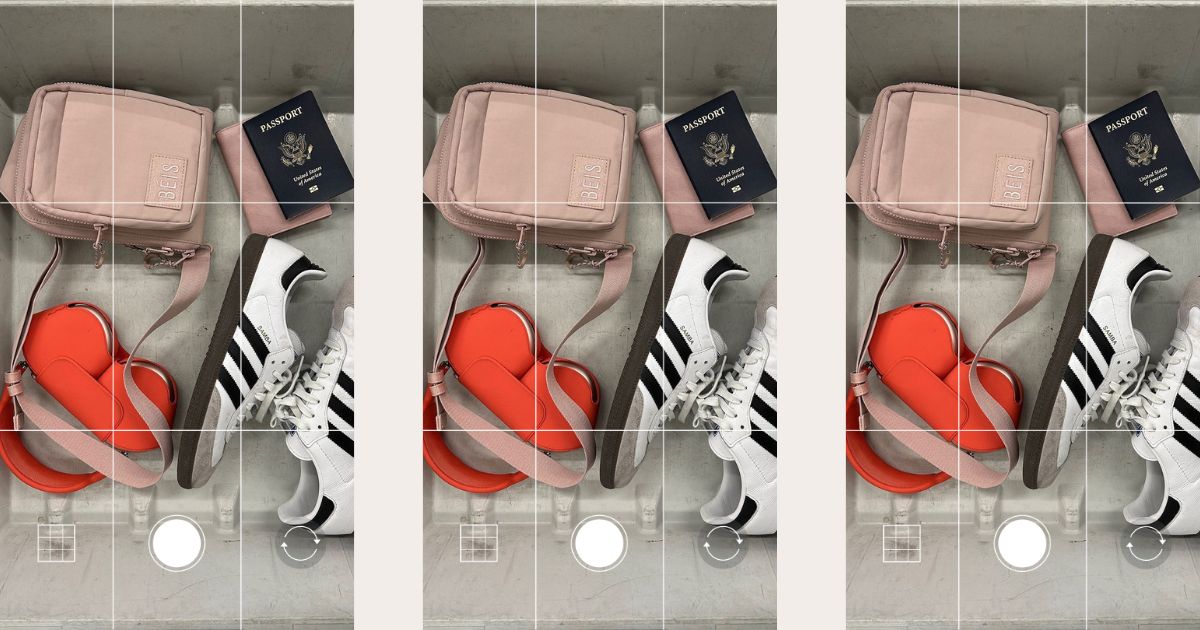 A collection of chic outfits demonstrating the versatility of the 9-piece packing method.